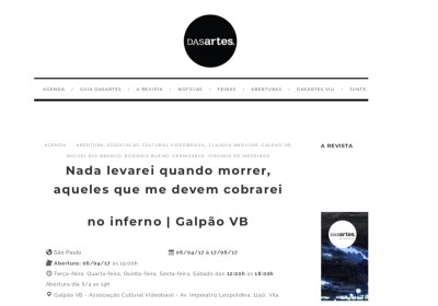 nada levarei quando morrer, aqueles que me devem cobrarei no inferno - galpão vb