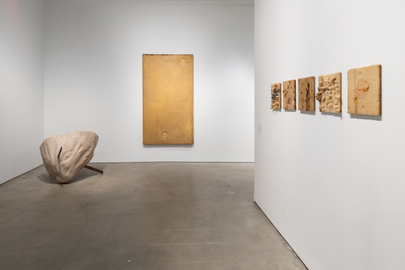 Carlito Carvalhosa: matéria como imagem. trabalhos de 1987 a 2021, vista da exposição. Foto: Charles Roussel.